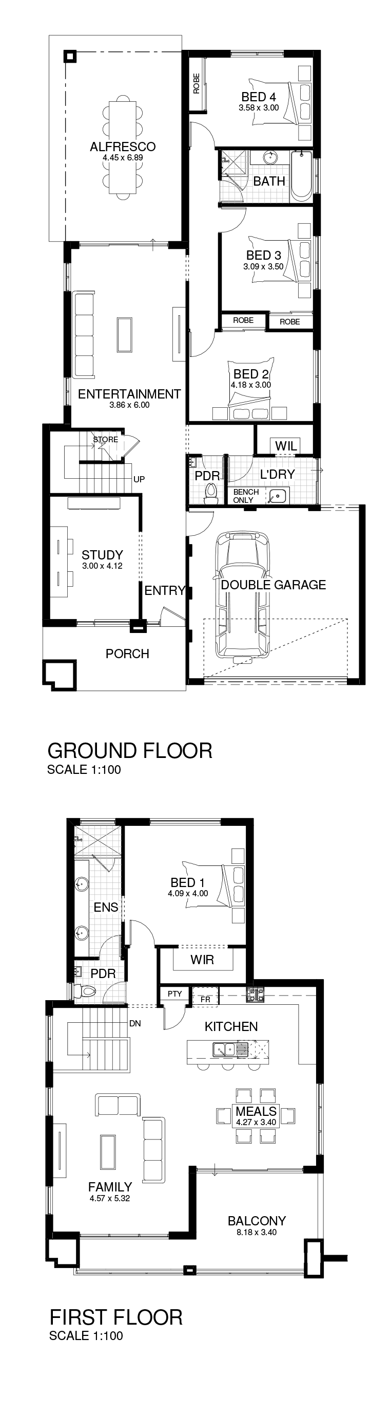 Houston floor plan