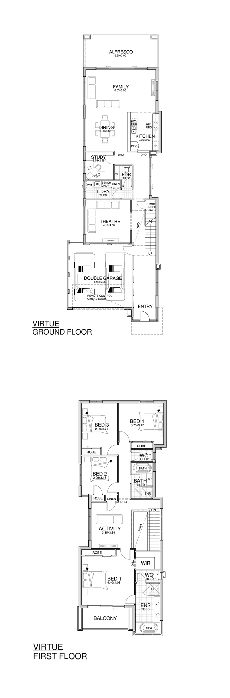 Virtue floor plan